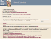 Tablet Screenshot of bilder.manuscripta-mediaevalia.de